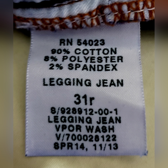 GAP 1969 Vapor Wash Blue Legging Jean - Picture 4 of 7